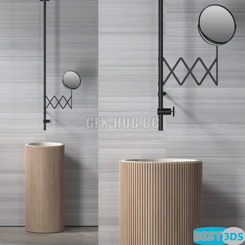 Vasque autoportante design