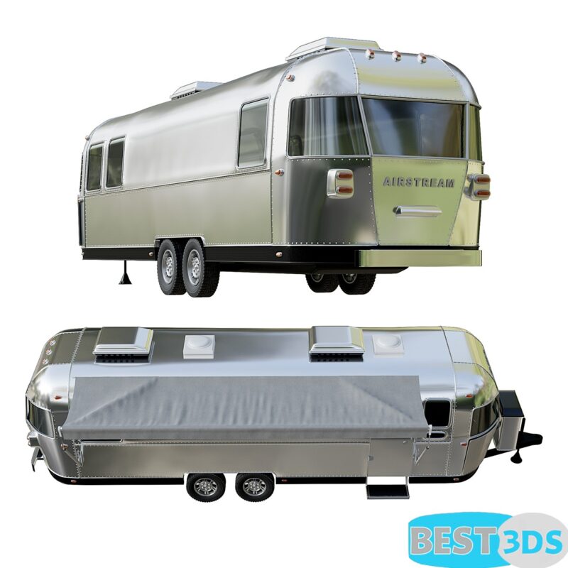 Airstream Travel Trailers 3D Model