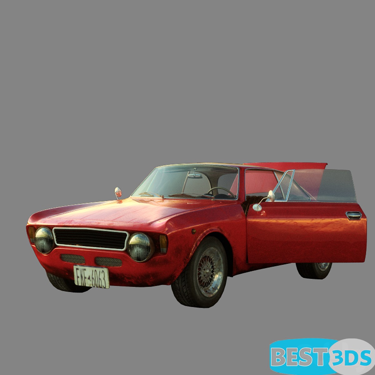 Alfa Romeo GT 1300 Junior 3D Model