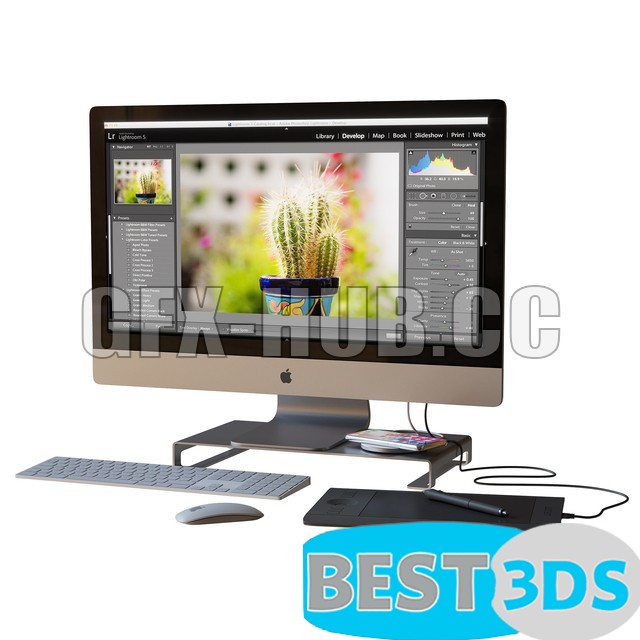 Modèle 3D de Apple iMac PRO