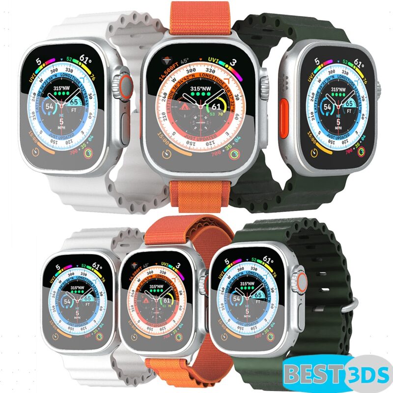 Modèle 3D de Apple watch Series 8
