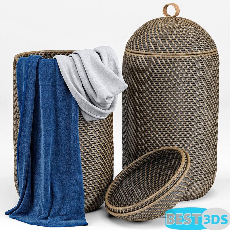 Panier tressé gris – Arturo Global Bazaar