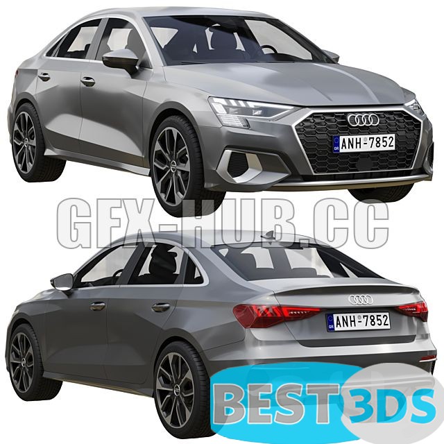 Audi A3 Limousine 3D Model