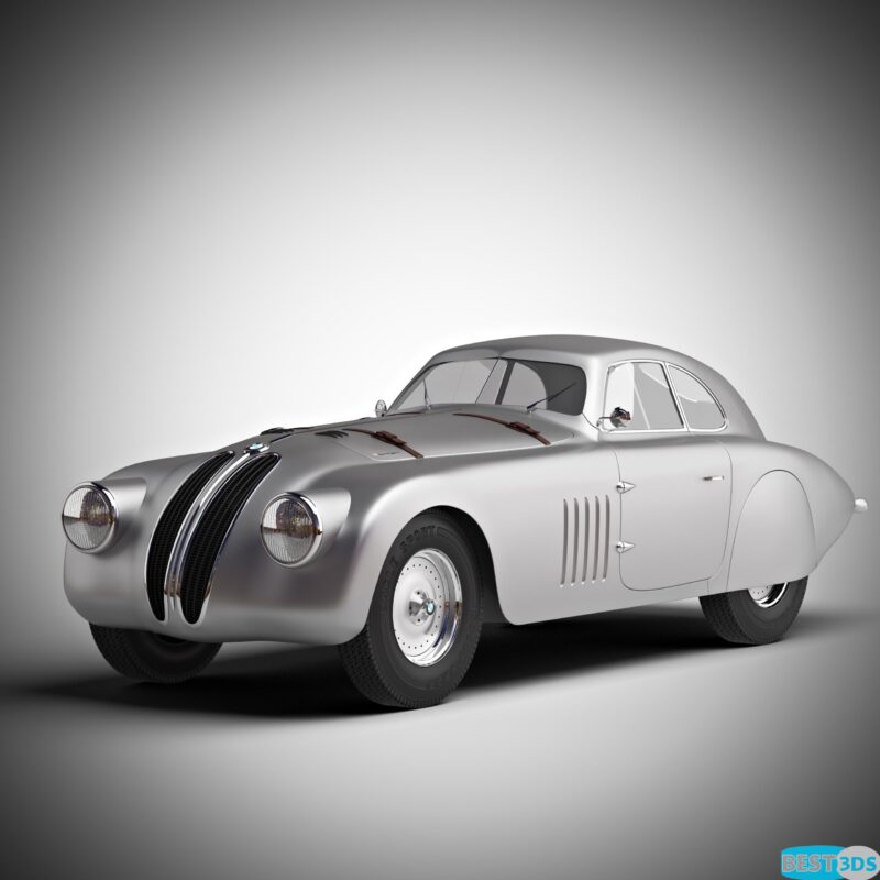 BMW 328 Mille Miglia Touring Coupe 3D Model