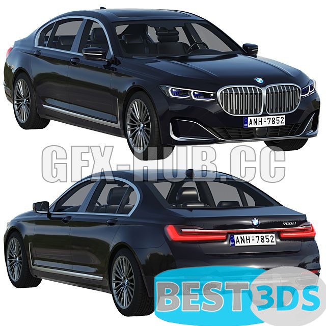 BMW 750Li 3D Model