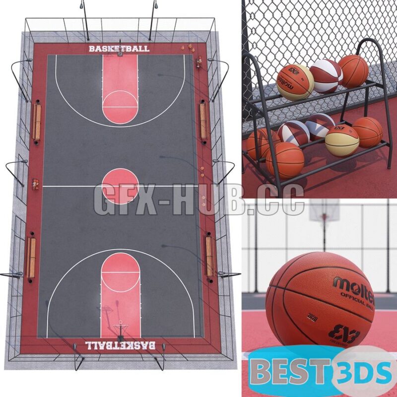 Terrain de basketball