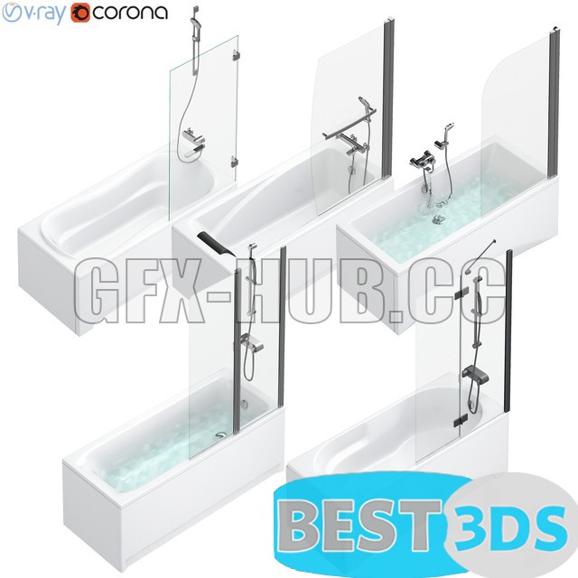 Rideaux de douche Villeroy & Boch