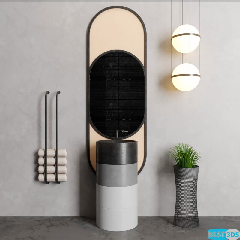 Salle de bain – module décoratif