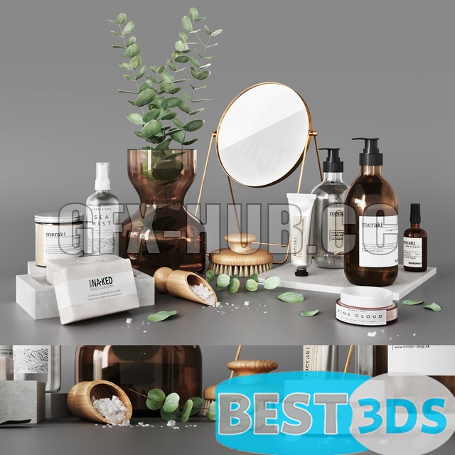 Set d’accessoires de salle de bain