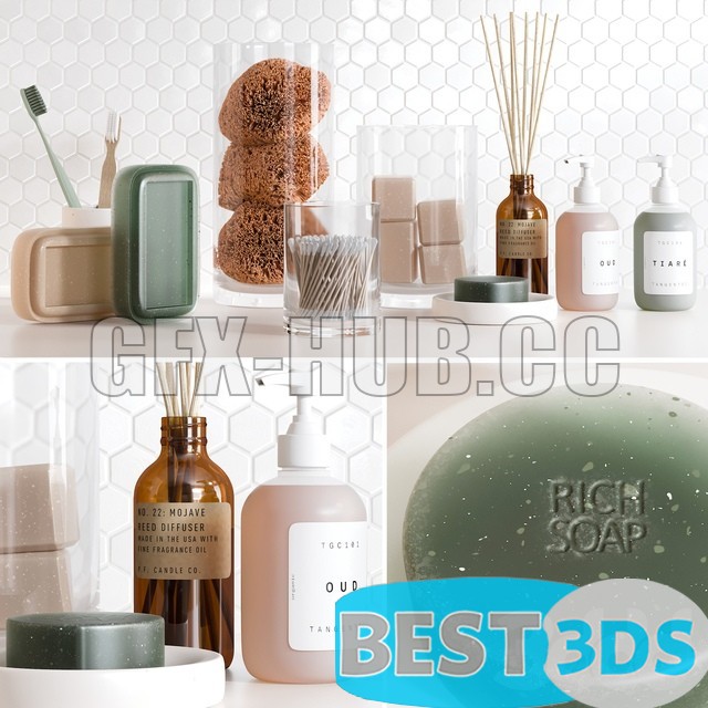Set d’accessoires de salle de bain-08