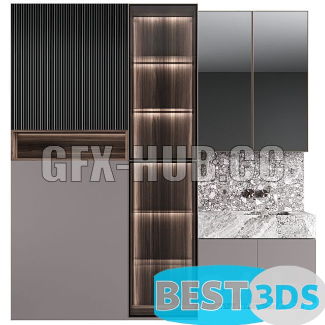Console de salle de bain N9