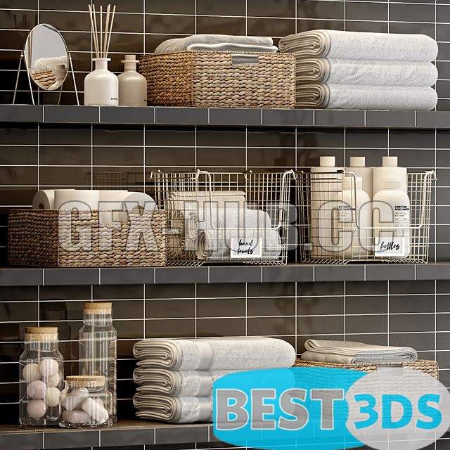 Décor salle de bain – Set 01