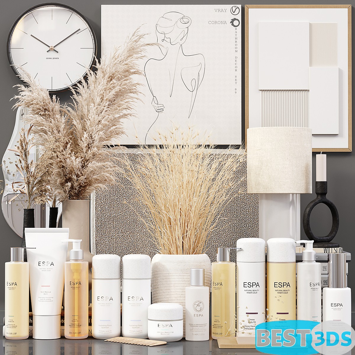 Décor salle de bain – Set 09