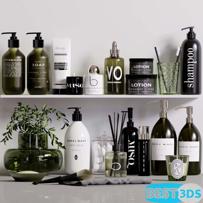 lot d’accessoires de salle de bain-10