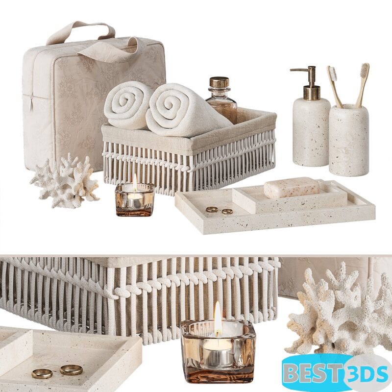 Décor salle de bain Zara Home – Set 3