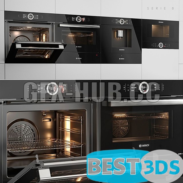 Bosch Serie 8 Collection (6 options in 3 colors)