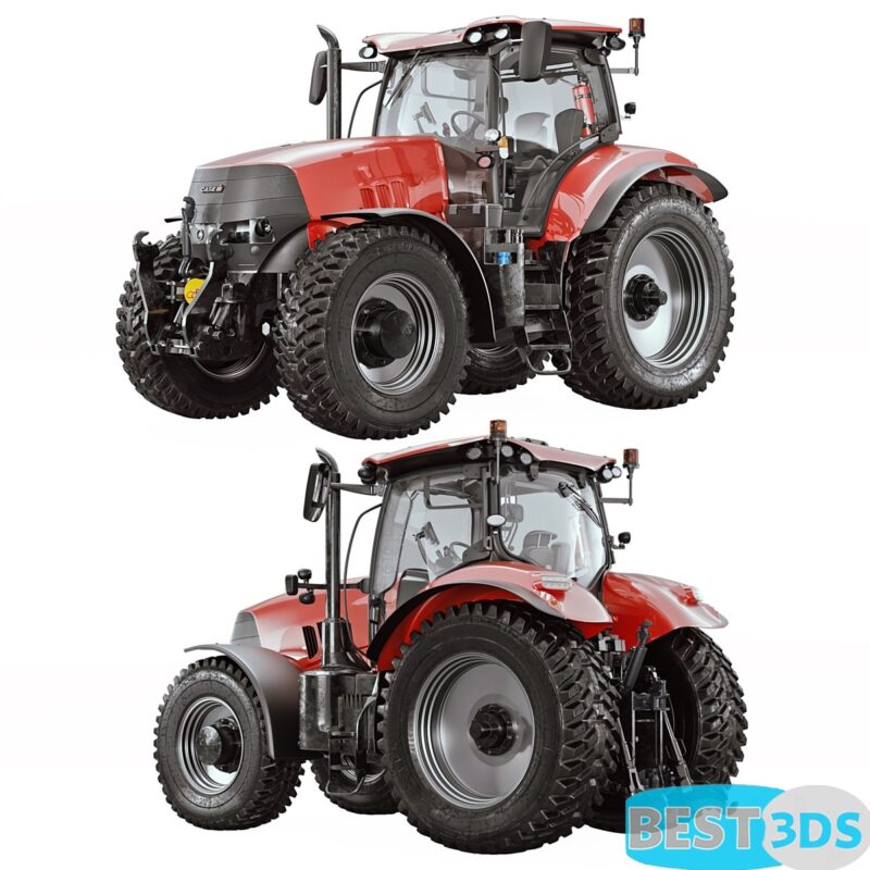 CASE 3 Tractor 3D Model