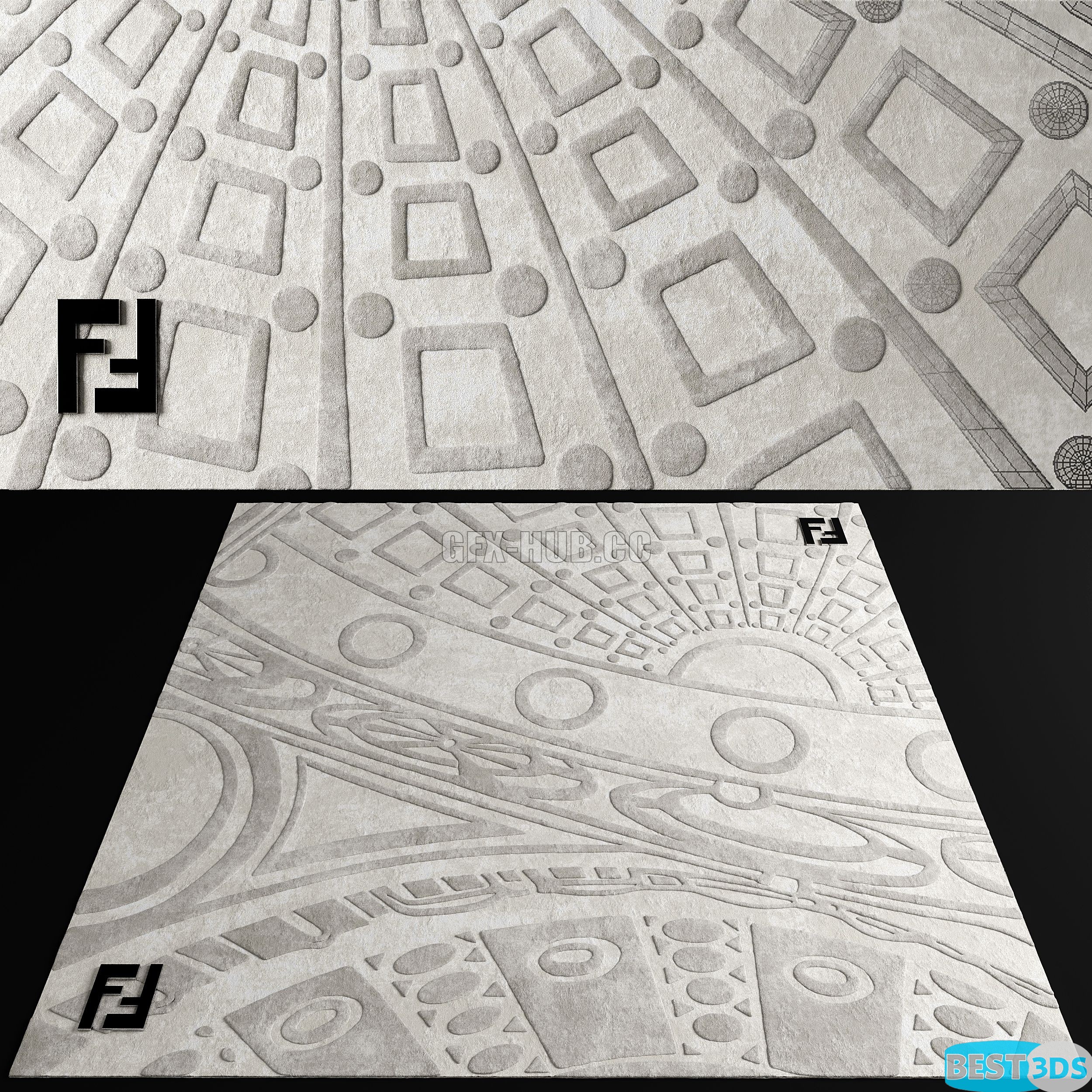 Pack model 3D- Tapis – Image 21