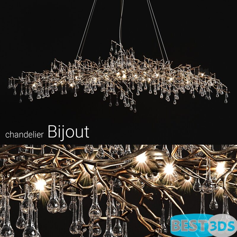 Chandelier artistique lumineux