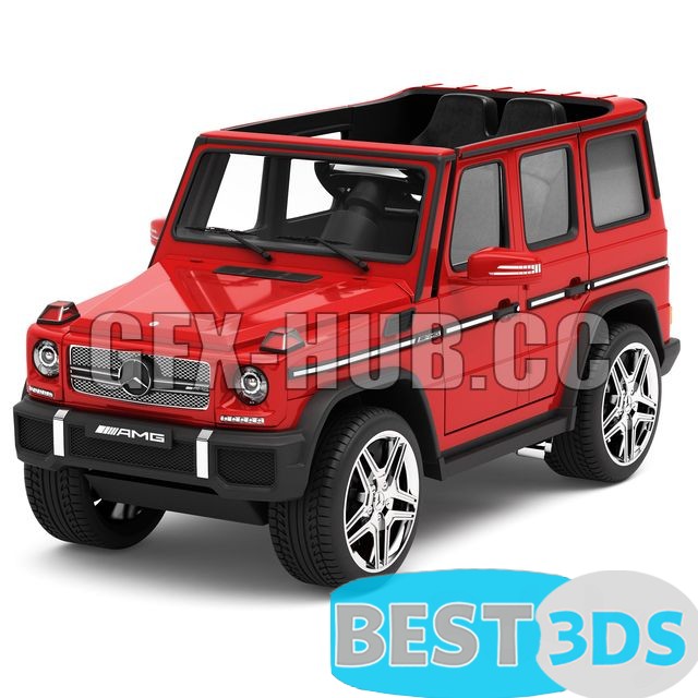 Childrens Electric Car Mercedes Benz G65 AMG 3D Model