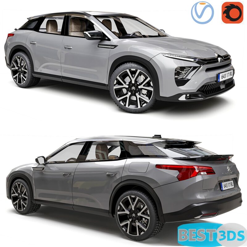 Citroen C5 X 2022 3D Model