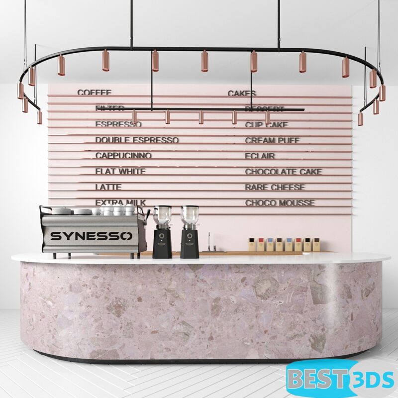 Café – Modèle 2 avec machine espresso Synesso