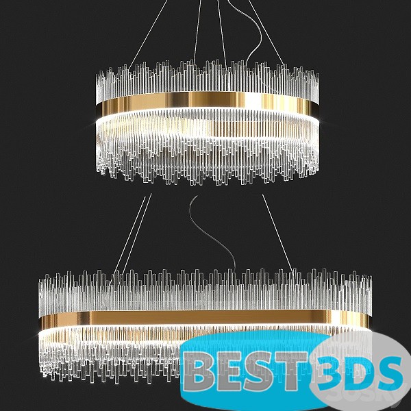 Chandelier luxueux en cristal