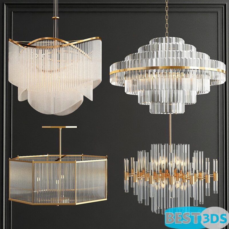 Chandelier classique en cristal