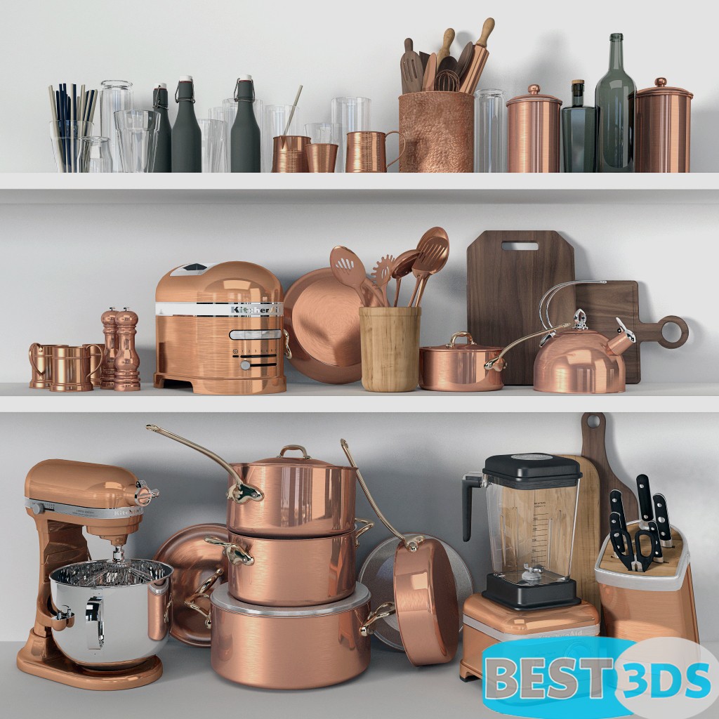 Pack model 3D- Accessoires de Cuisine