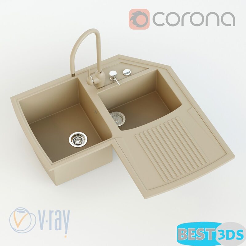 Évier de cuisine – Corner Sink Harmony