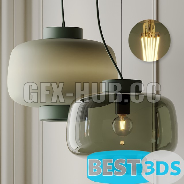 Suspension Dusk contemporaine