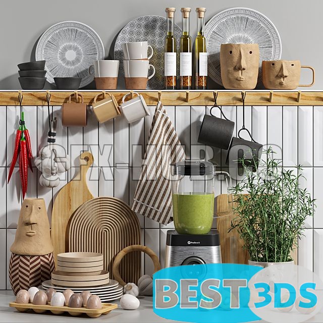 Ensemble d’accessoires de cuisine – Modèle 04