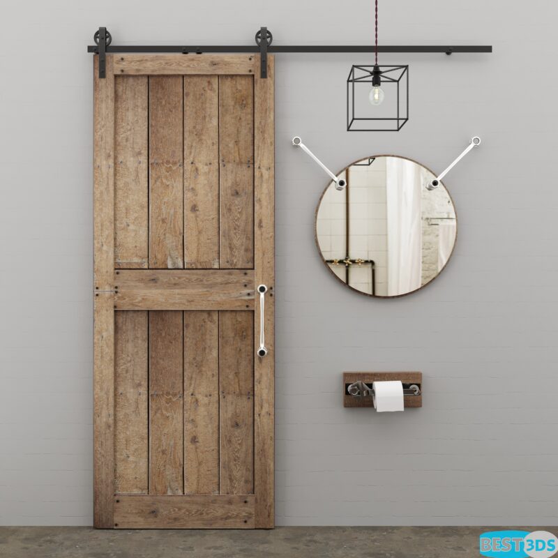 Éléments décoratifs style LOFT – salle de bain