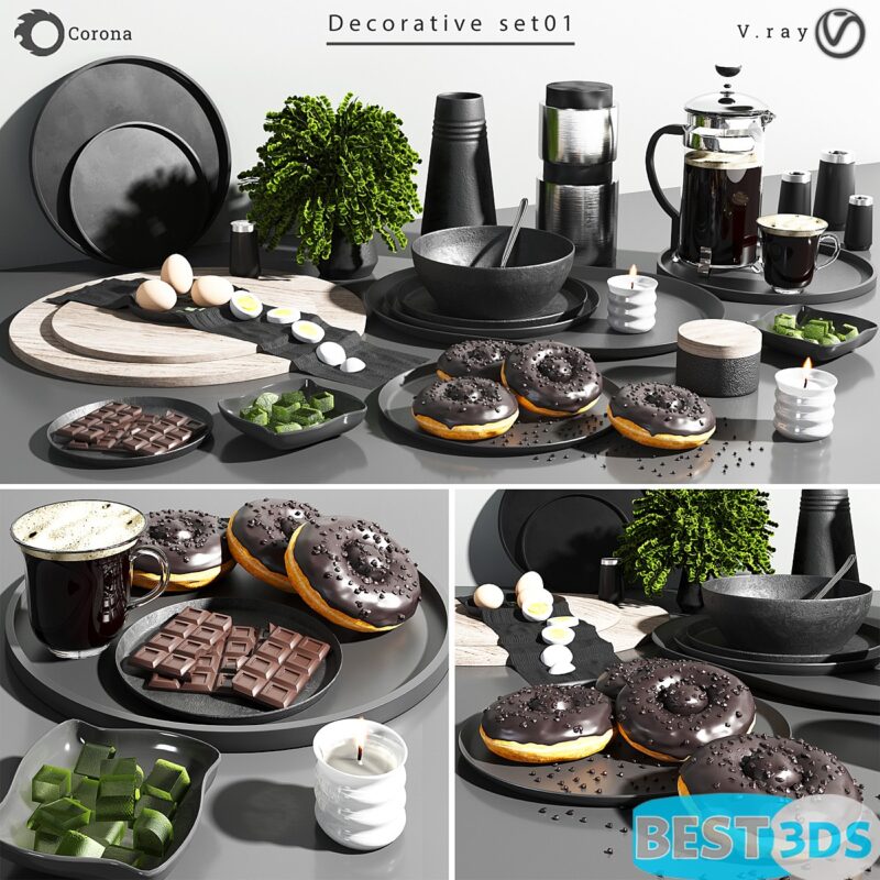 Set décoratif cuisine 01