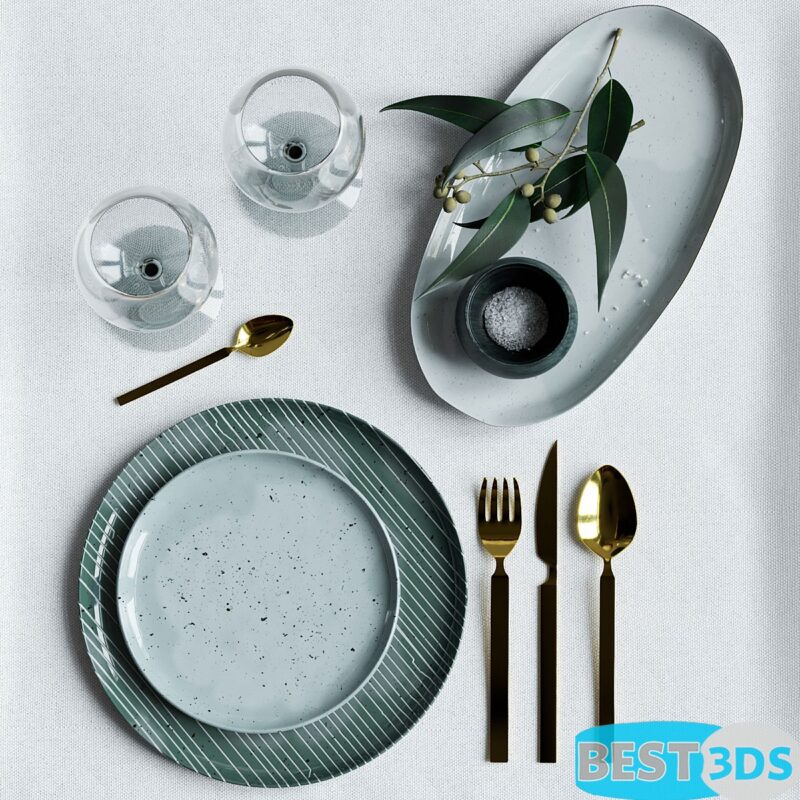 Ensemble d’accessoires de cuisine – Modèle (tableware)