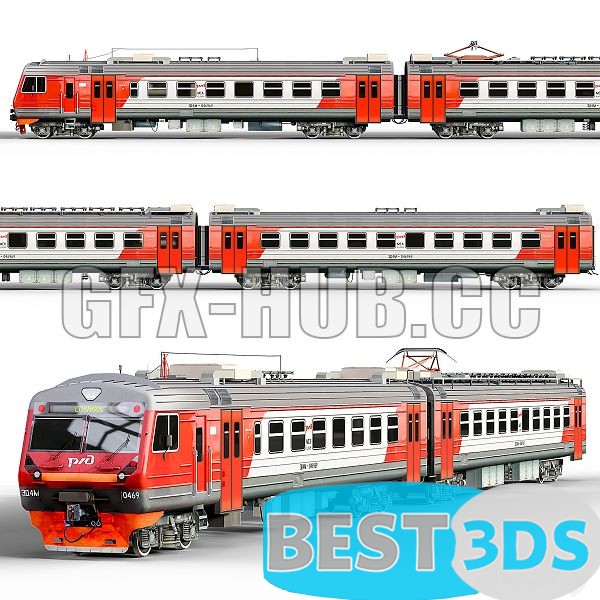 ED4M 2012 Train 3D Model