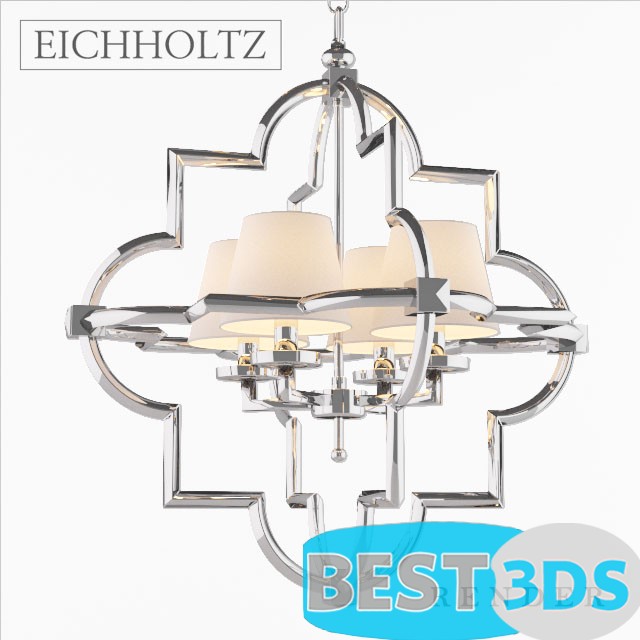 Chandelier Mandeville en nickel