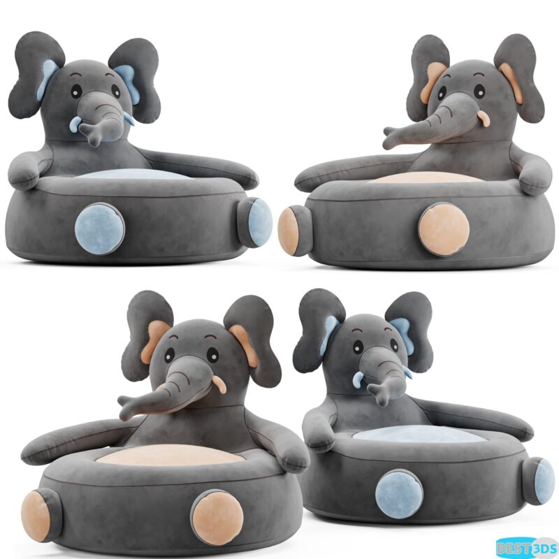 Chaise enfant éléphant