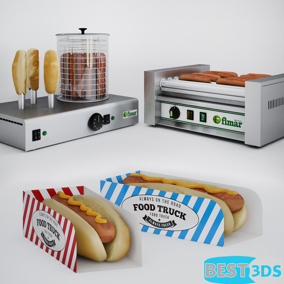 Équipement pour hot-dogs Fimar