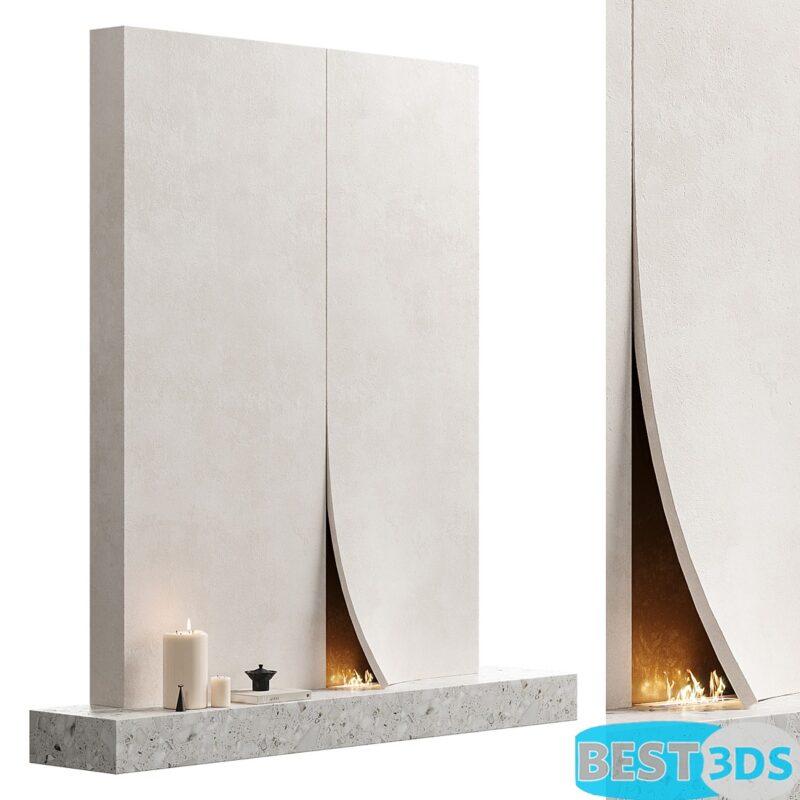 Cheminée NG1 avec déco Zara Home