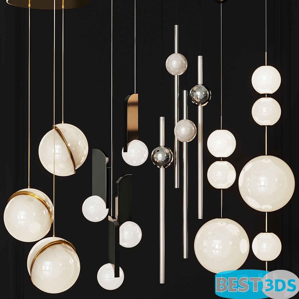 Suspensions décoratives vol 26