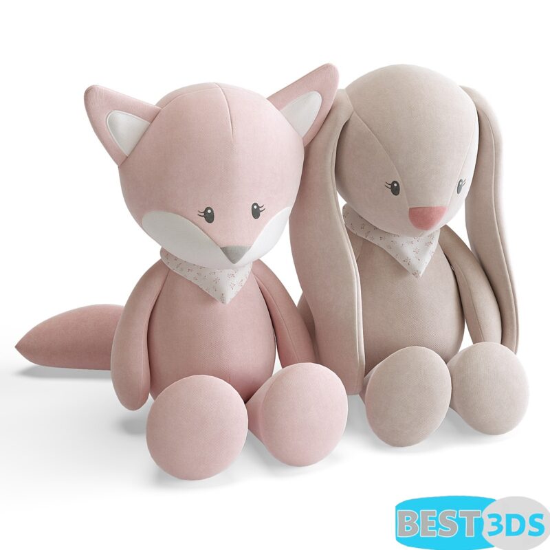 Peluches Nattou – Renard Alice et Lapin Pomme