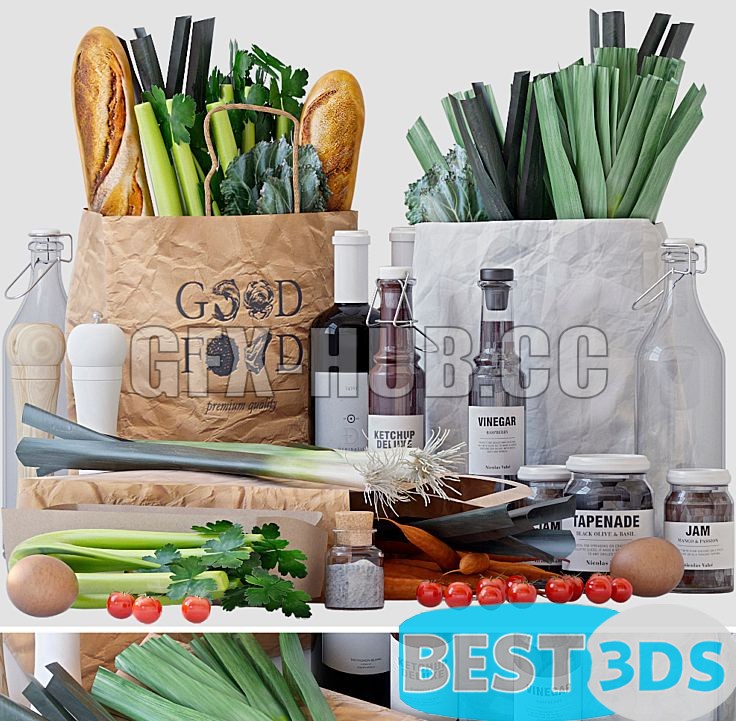 Sacs d’épicerie (produits en kraft)