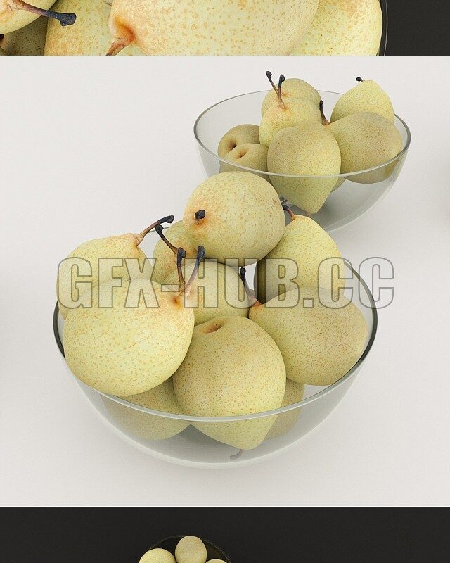 Poires japonaises réalistes HD 2