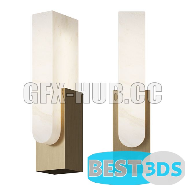 Applique murale – HOLLY HUNT Agatha LED Wall Sconce