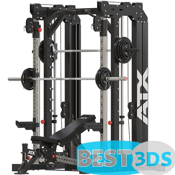 Home Gym ATX Smith avec câbles et poids