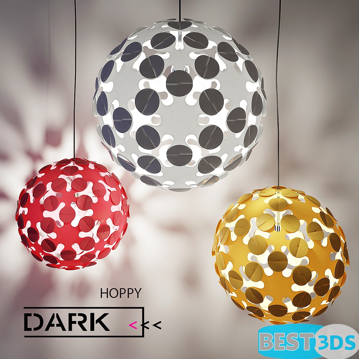 Suspension Hoppy décorative