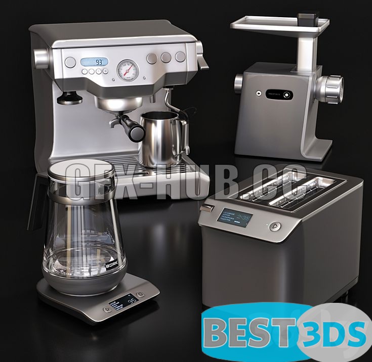 Pack model 3D- Appareil De Cuisine – Image 34
