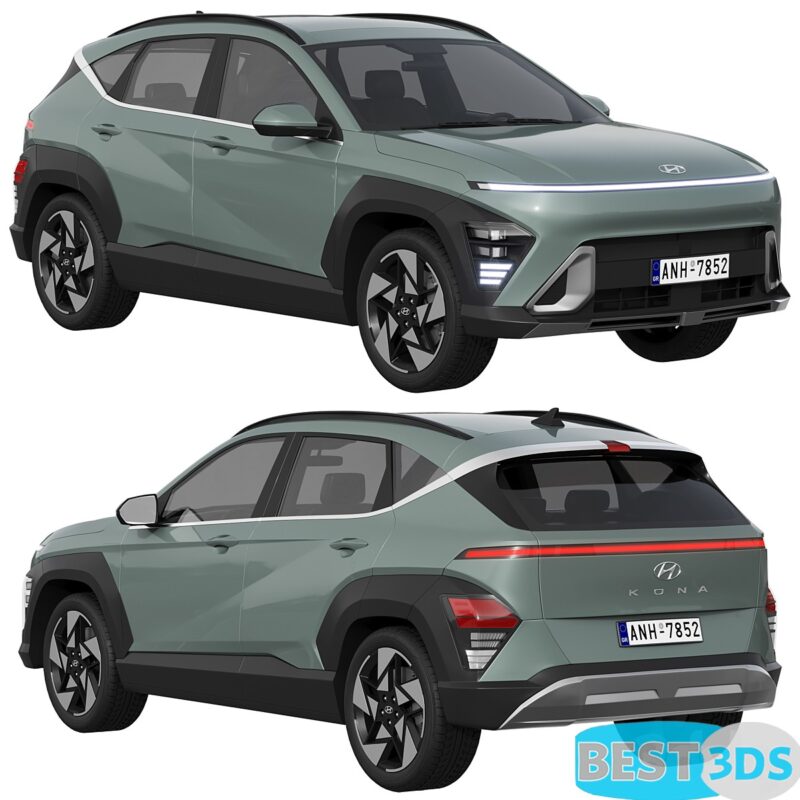 Hyundai Kona 3D Model