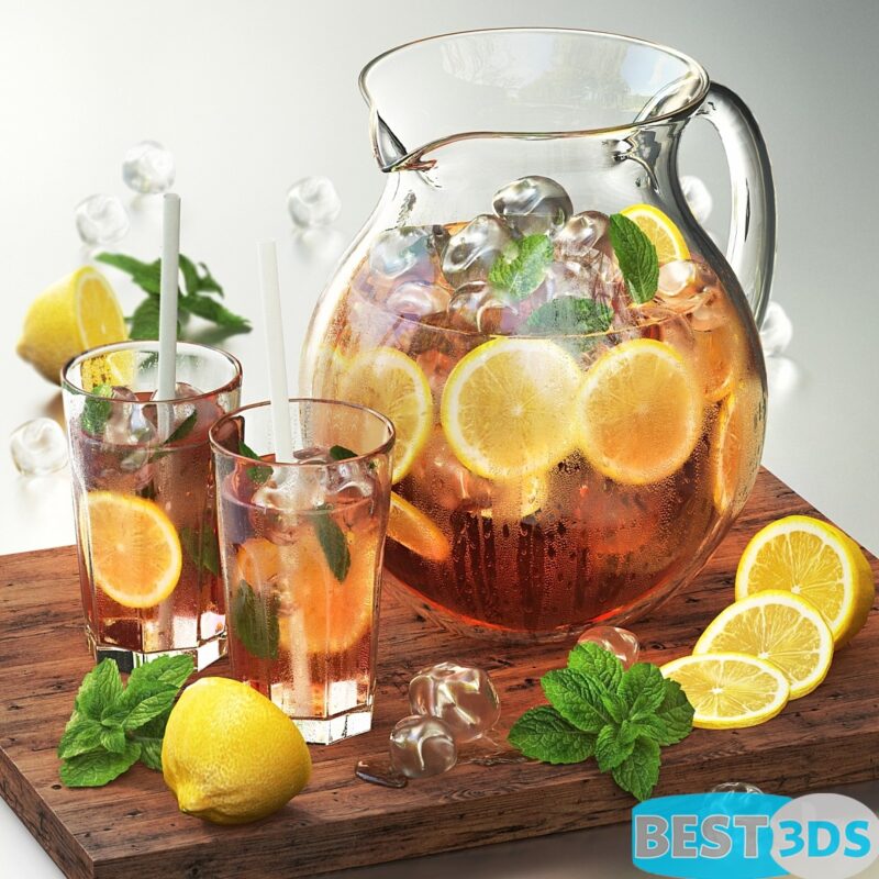 Thé glacé au citron